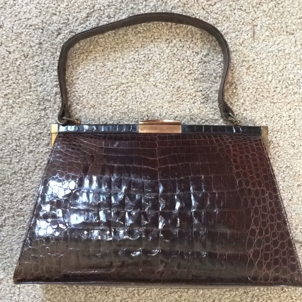 Authentic Alligator Vintage Handbag